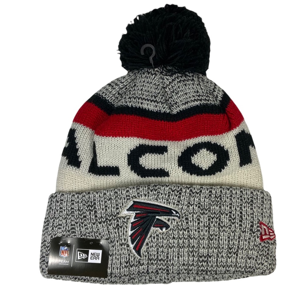 NFL New Era Atlanta Falcons On Field Sideline Collection Cap Black Red